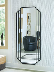 J&M Furniture - Ashley Furniture - Antigone Floor Mirror - Floor Mirror / Black - A8010434