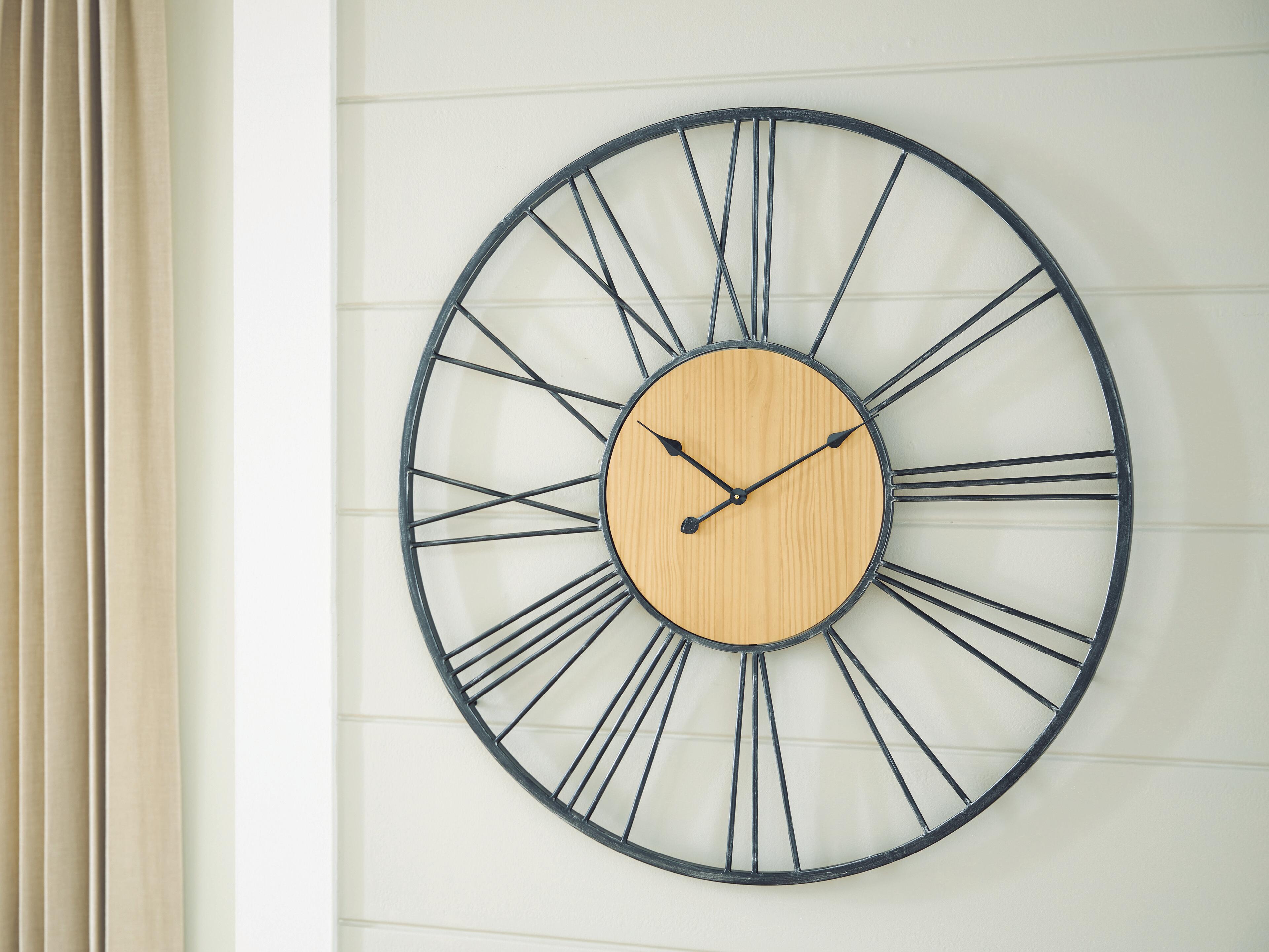 J&M Furniture - Ashley Furniture - Brockett Wall Clock - Wall Clock - A8010452