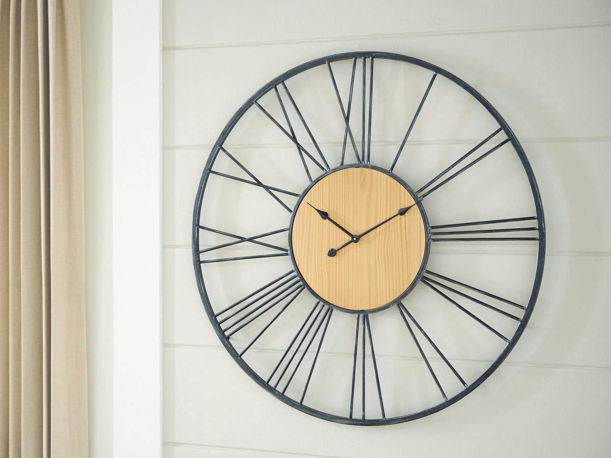 J&M Furniture - Ashley Furniture - Brockett Wall Clock - Wall Clock - A8010452