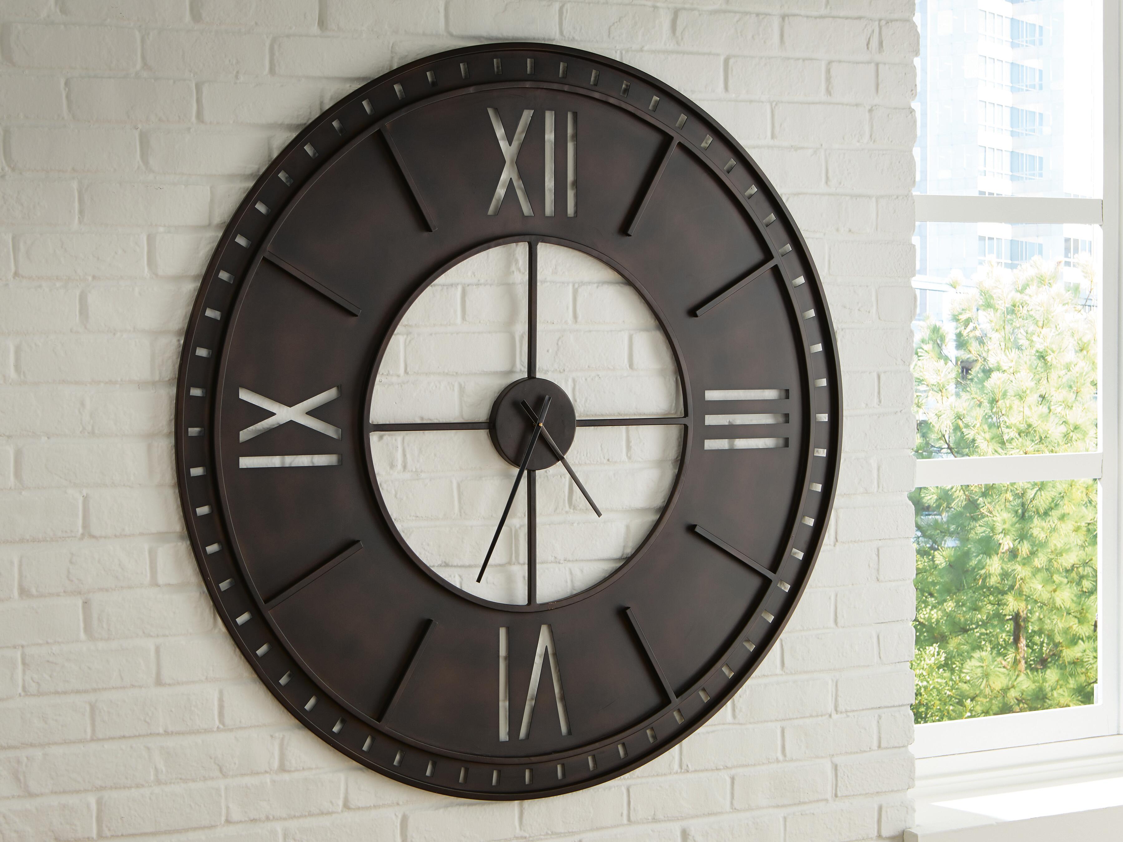 J&M Furniture - Ashley Furniture - Lytle Wall Clock - Wall Clock - A8010453