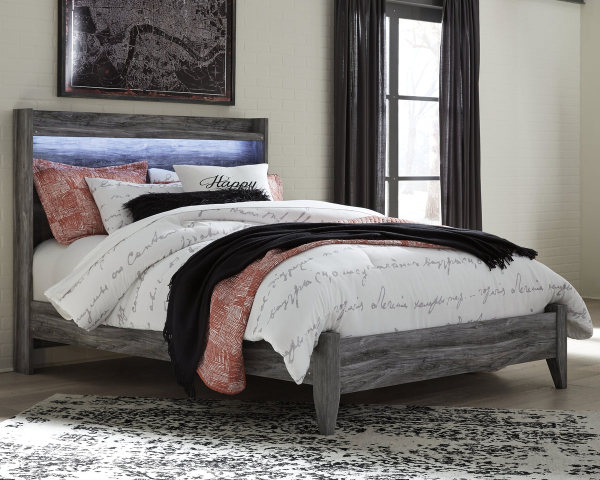 J&M Furniture - Ashley Furniture - Baystorm Queen Panel Bed - Queen Panel Bed / Gray - B221B2