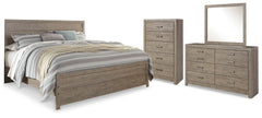 J&M Furniture - Ashley Furniture - Culverbach King Panel Bed, Dresser, Mirror and Chest - King Panel Bed, Dresser, Mirror and Chest - B070B30