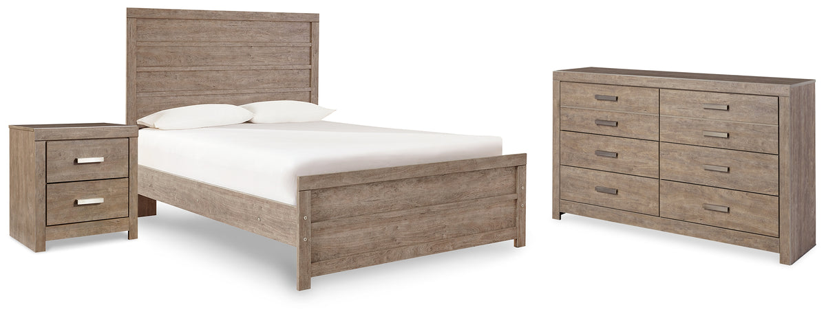 J&M Furniture - Ashley Furniture - Culverbach Full Panel Bed, Dresser and Nightstand - Full Panel Bed, Dresser and Nightstand - B070B29