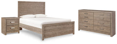 J&M Furniture - Ashley Furniture - Culverbach Full Panel Bed, Dresser and Nightstand - Full Panel Bed, Dresser and Nightstand - B070B29