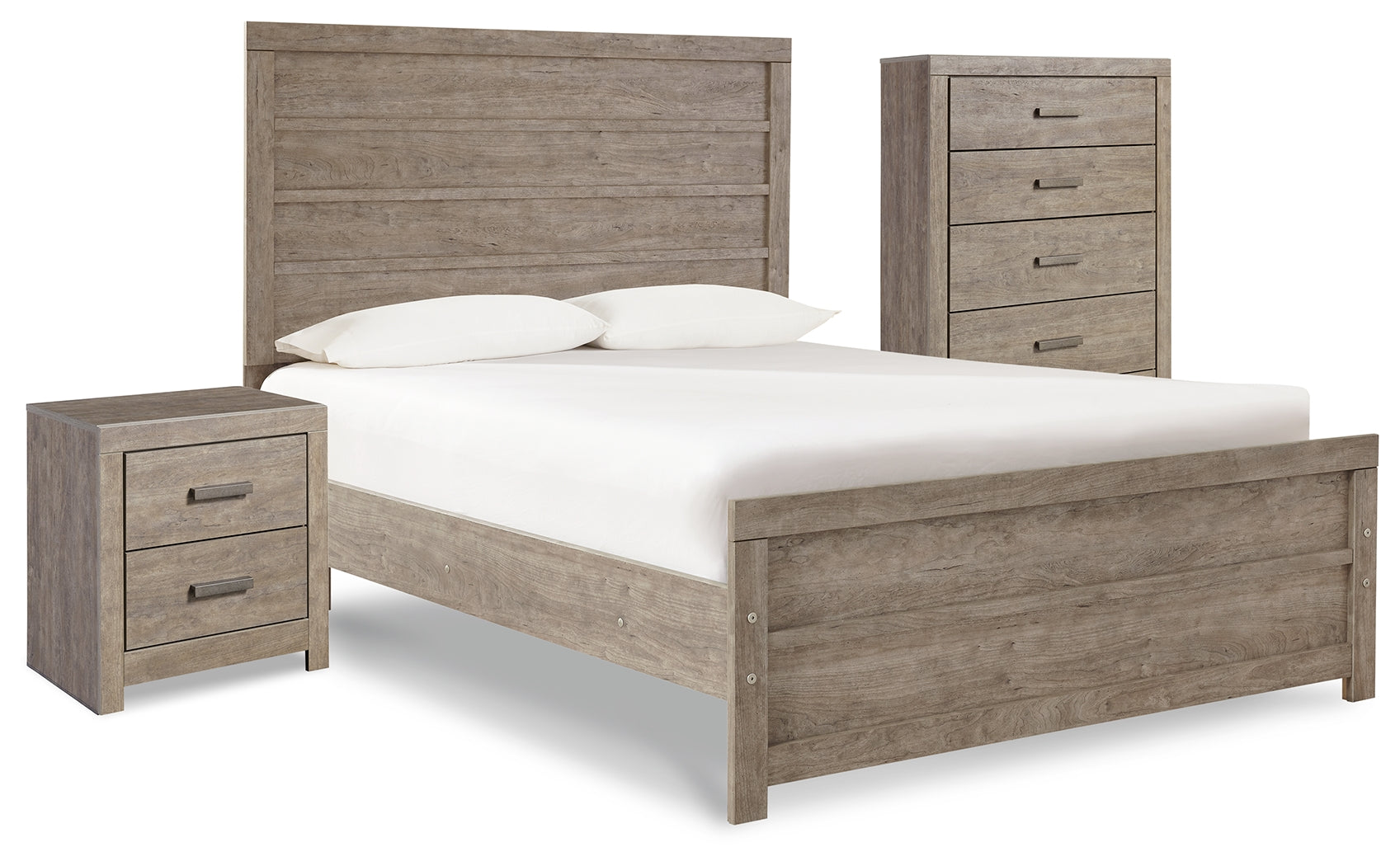 J&M Furniture - Ashley Furniture - Culverbach Full Panel Bed with Chest of Drawers and Nightstand - Full Panel Bed with Chest of Drawers and Nightstand - B070B12