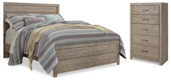 J&M Furniture - Ashley Furniture - Culverbach Queen Panel Bed with Chest - Queen Panel Bed with Chest - B070B21