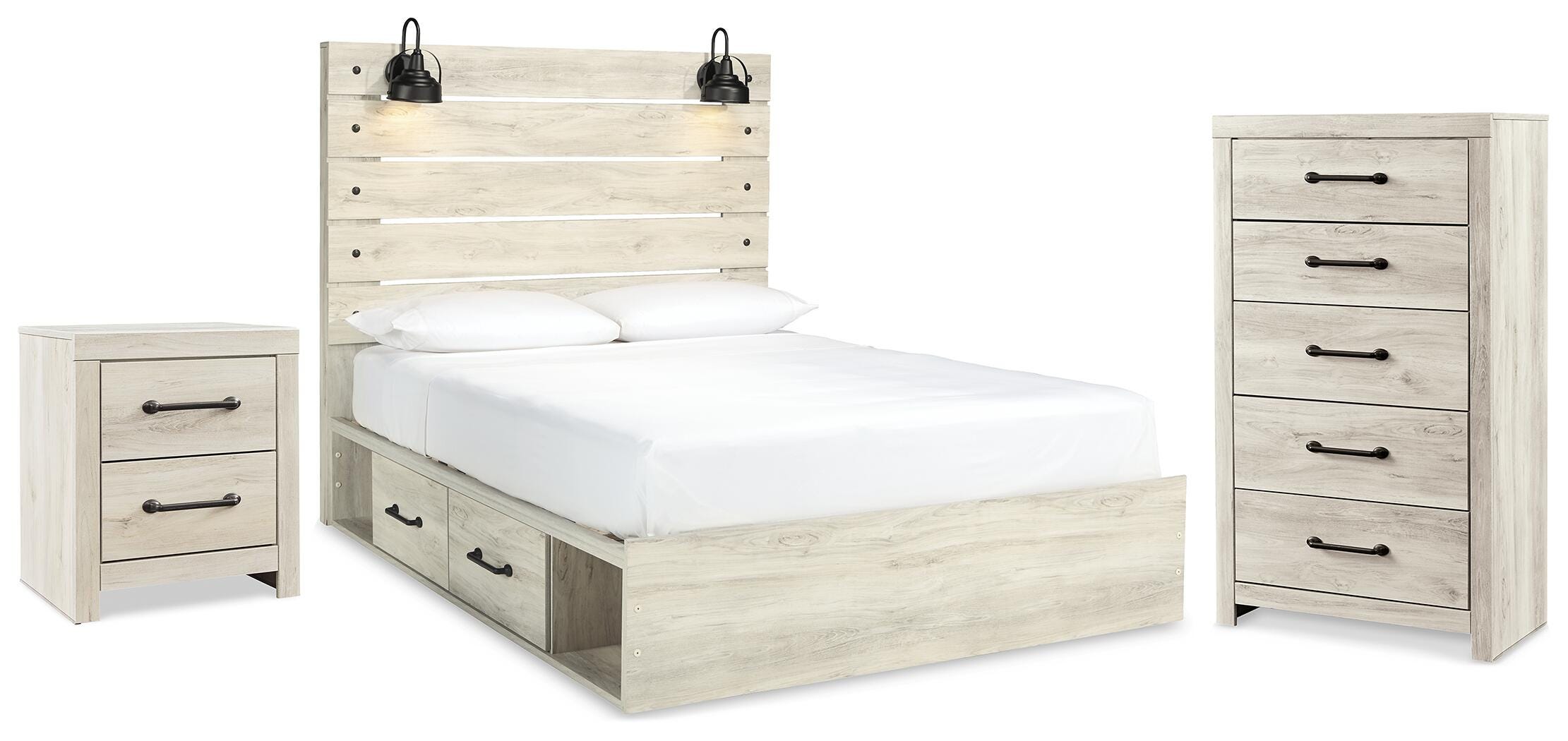 J&M Furniture - Ashley Furniture - Cambeck Queen Storage Bed, Chest and Nightstand - Queen Storage Bed, Chest and Nightstand - B192B109
