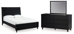 J&M Furniture - Ashley Furniture - Danziar Queen Panel Platform Bed, Dresser and Mirror - Queen Panel Platform Bed, Dresser and Mirror - B1013B15