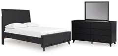 J&M Furniture - Ashley Furniture - Danziar Full Panel Platform Bed, Dresser and Mirror - Full Panel Platform Bed, Dresser and Mirror - B1013B22