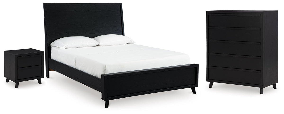 J&M Furniture - Ashley Furniture - Danziar Queen Panel Bed, Chest and Nightstand - Queen Panel Bed, Chest and Nightstand - B1013B29