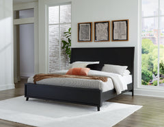 J&M Furniture - Ashley Furniture - Danziar King Panel Bed - King Panel Bed / Black - B1013B7