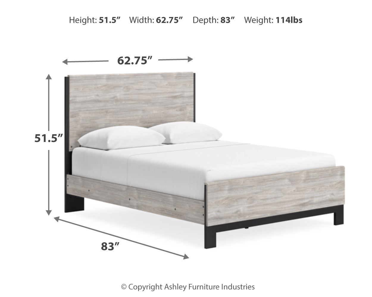 Vessalli Queen Panel Bed