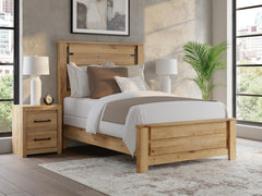 J&M Furniture - Ashley Furniture - Brozmont Full Panel Bed - Full Panel Bed - B1045B8