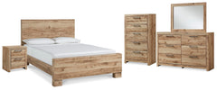 J&M Furniture - Ashley Furniture - Hyanna Queen Panel Bed, Dresser, Mirror, Chest and Nightstand - Queen Panel Bed, Dresser, Mirror, Chest and Nightstand - B1050B63