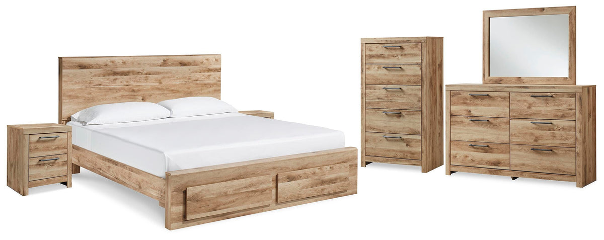 J&M Furniture - Ashley Furniture - Hyanna Queen Panel Storage Bed, Dresser, Mirror, Chest and 2 Nightstands - Queen Panel Storage Bed, Dresser, Mirror, Chest and 2 Nightstands - B1050B66