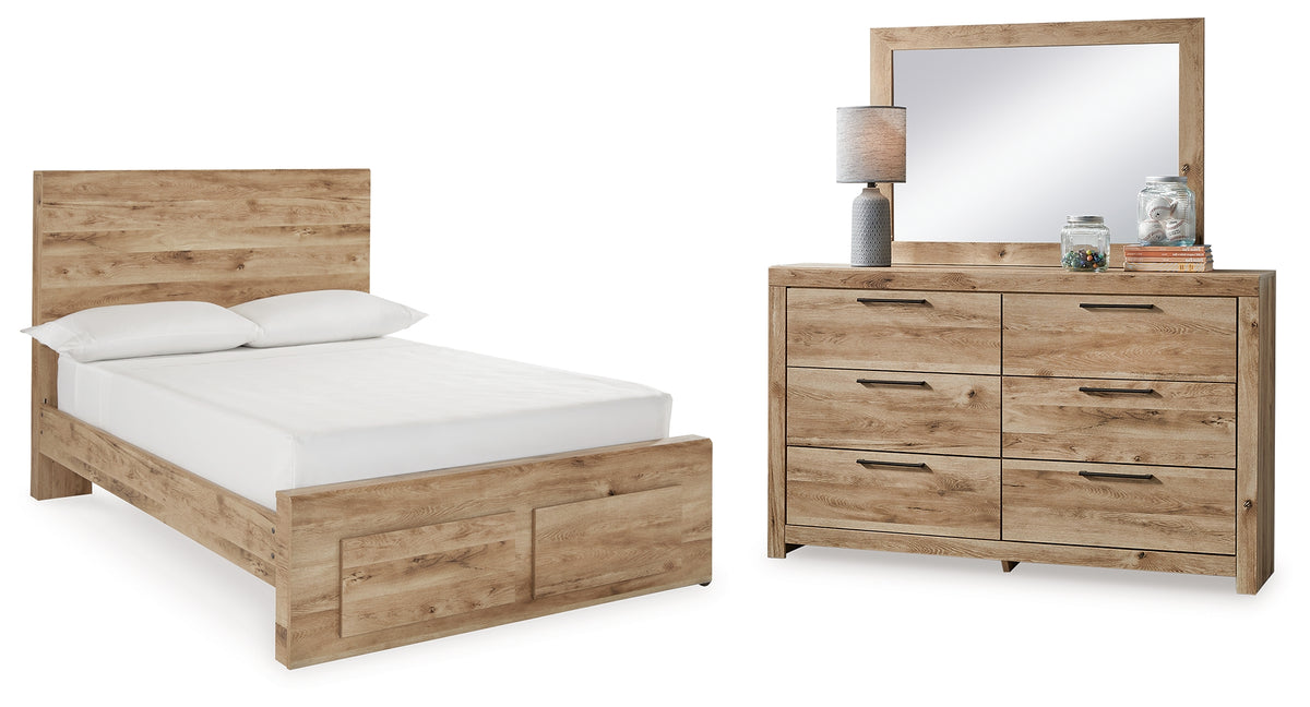 J&M Furniture - Ashley Furniture - Hyanna Full Panel Storage Bed, Dresser and Mirror - Full Panel Storage Bed, Dresser and Mirror - B1050B39