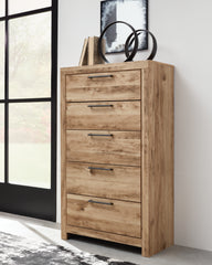 J&M Furniture - Ashley Furniture - Hyanna Chest of Drawers - Five Drawer Chest / Tan Brown - B1050-46
