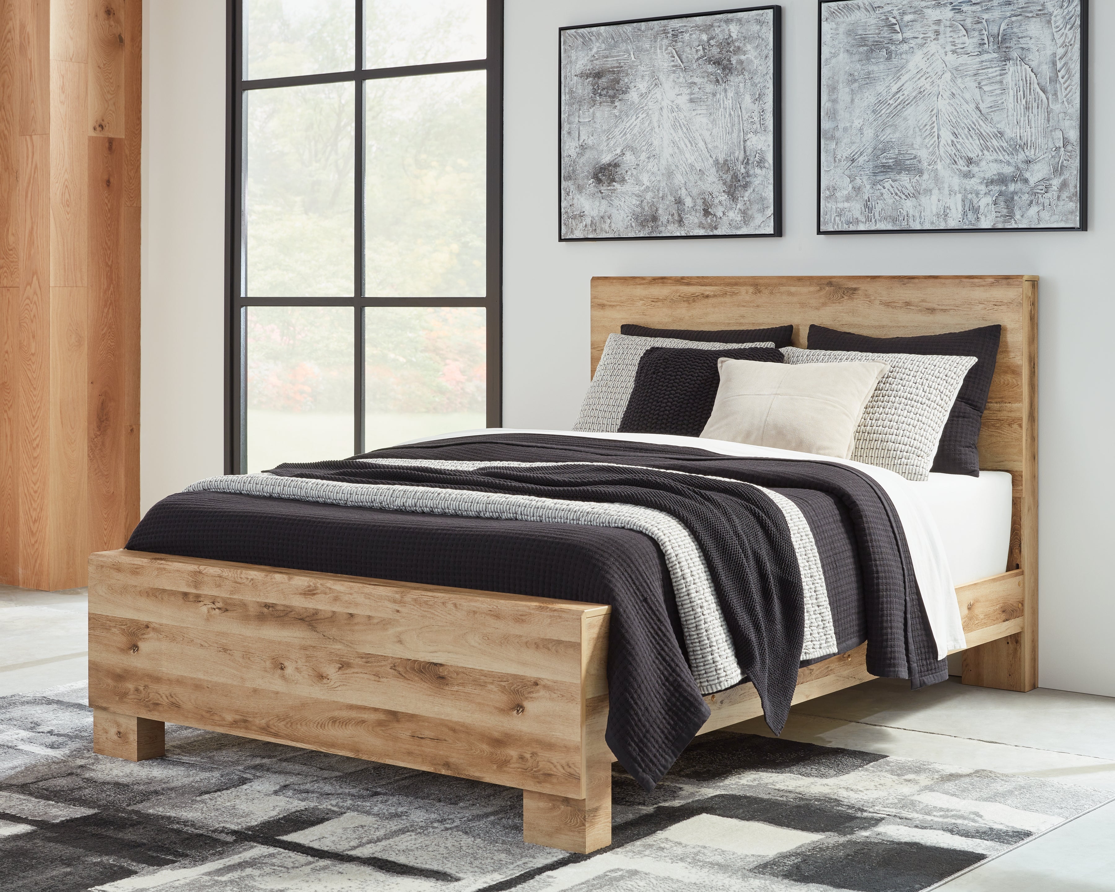 J&M Furniture - Ashley Furniture - Hyanna Queen Panel Bed - Queen Panel Bed / Tan Brown - B1050B2