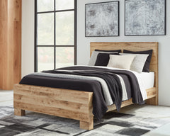 J&M Furniture - Ashley Furniture - Hyanna Queen Panel Bed - Queen Panel Bed / Tan Brown - B1050B2