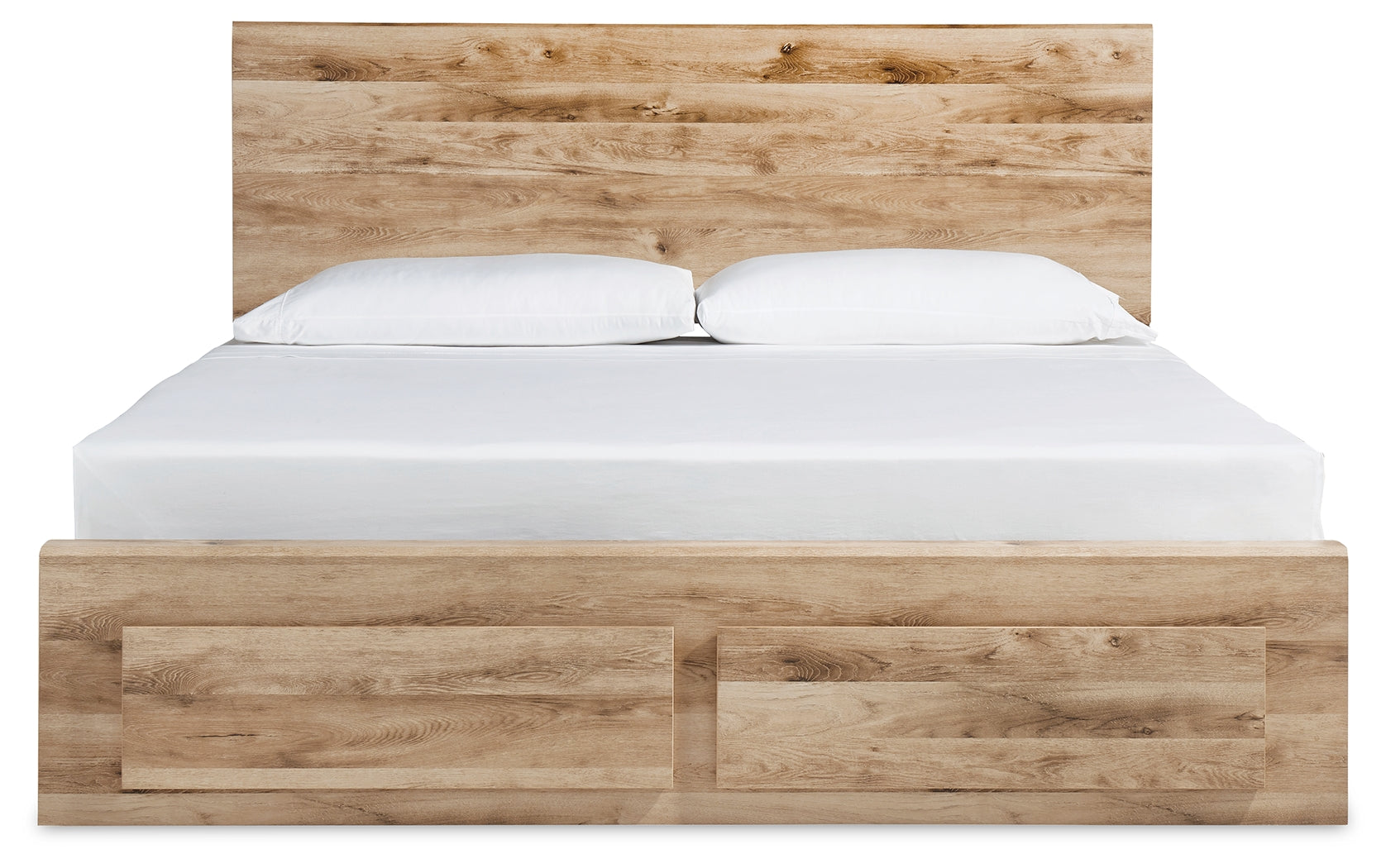 Hyanna King Panel Storage Bed with 2 Under Bed Storage Drawers
