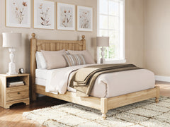J&M Furniture - Ashley Furniture - Aleaport Queen Panel Bed - Queen Panel Bed / Warm Brown - PCB1075B7