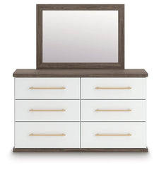 Kendanport King Platform Bed, Dresser, Mirror and Nightstand