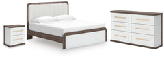 J&M Furniture - Ashley Furniture - Kendanport King Upholstered Bed, Dresser and Nightstand - King Upholstered Bed, Dresser and Nightstand - PCB1108B11