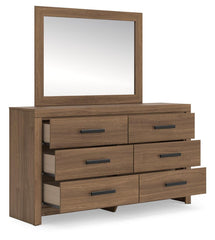Broachmyn Twin Panel Bed, Dresser and Mirror