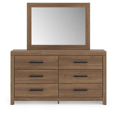 Broachmyn Twin Panel Bed, Dresser and Mirror
