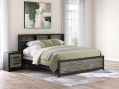 J&M Furniture - Ashley Furniture - Broachmyn King Bookcase Panel Bed - King Bookcase Panel Bed - PCB1118B19