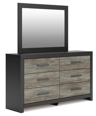 Broachmyn Queen Bookcase Bed, Dresser and Mirror