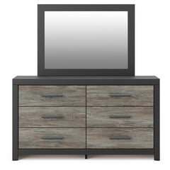 Broachmyn Queen Bookcase Bed, Dresser and Mirror