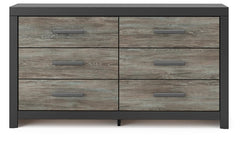 Broachmyn Queen Bookcase Panel Bed, Dresser and Nightstand