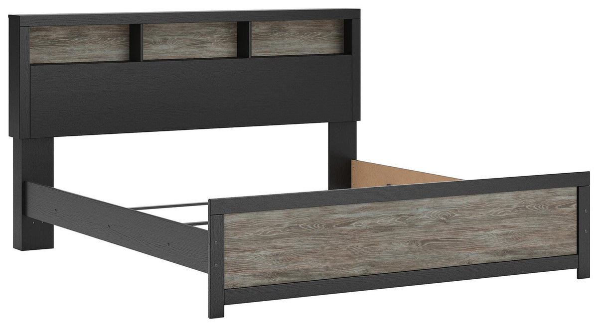 J&M Furniture - Ashley Furniture - Broachmyn King Bookcase Bed - King Bookcase Bed - PCB1118B6