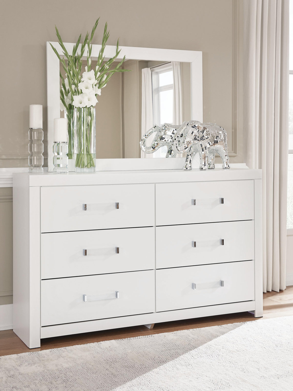 J&M Furniture - Ashley Furniture - Maeling Dresser and Mirror - Dresser and Mirror - PCB1119B1