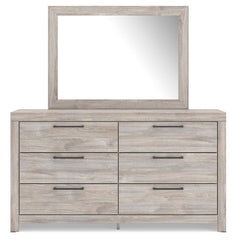 Broachmyn Full Panel Bed, Dresser and Mirror
