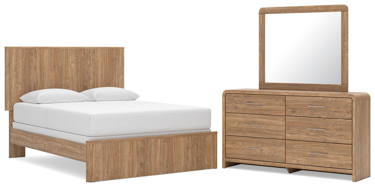 J&M Furniture - Ashley Furniture - Gramburg Queen Panel Bed, Dresser and Mirror - Queen Panel Bed, Dresser and Mirror - PCB1121B7