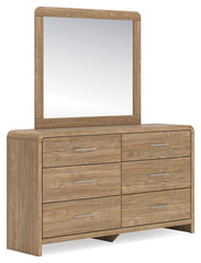 Gramburg Queen Panel Bed, Dresser and Mirror