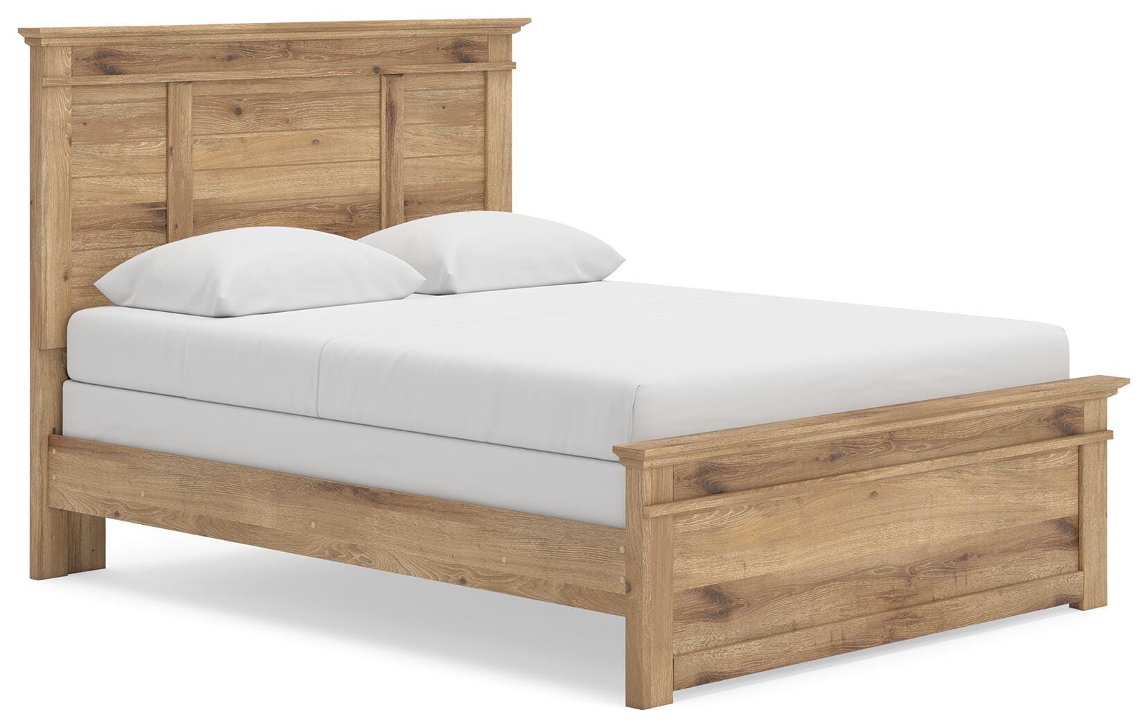 J&M Furniture - Ashley Furniture - Makidern Queen Panel Bed - Queen Panel Bed / Tan - PCB1170B2
