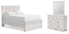 J&M Furniture - Ashley Furniture - Makidern Queen Panel Bed, Dresser and Mirror - Queen Panel Bed, Dresser and Mirror - PCB1171B3