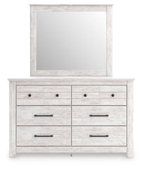 Makidern Twin Panel Bed, Dresser and Mirror