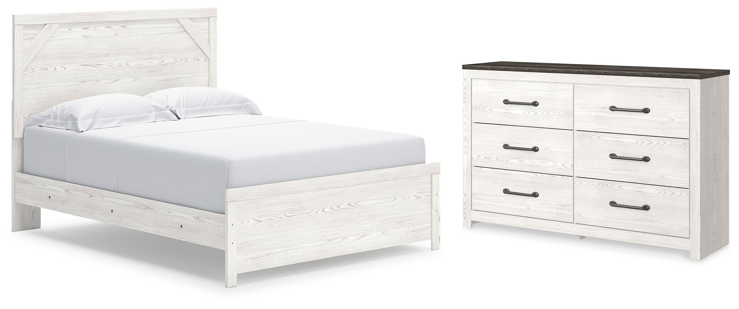 J&M Furniture - Ashley Furniture - Gerridan Queen Panel Bed and Dresser - Queen Panel Bed and Dresser - B1190B34