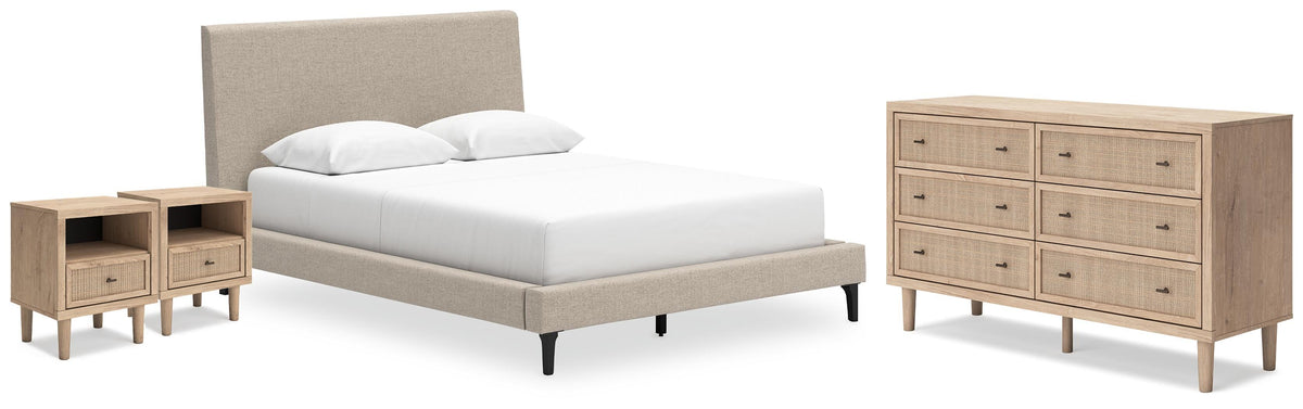 J&M Furniture - Ashley Furniture - Cielden Queen Upholstered Bed, Dresser and 2 Nightstands - Queen Upholstered Bed, Dresser and 2 Nightstands - B1199B20