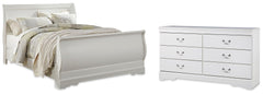 J&M Furniture - Ashley Furniture - Anarasia Queen Sleigh Bed and Dresser - Queen Sleigh Bed and Dresser - B129B24