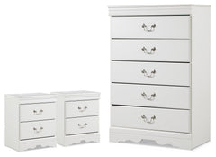 J&M Furniture - Ashley Furniture - Anarasia Chest and 2 Nightstands - Chest and 2 Nightstands - B129B26