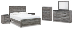 J&M Furniture - Ashley Furniture - Bronyan Queen Panel Bed, Dresser, Mirror, Chest and 2 Nightstands - Queen Panel Bed, Dresser, Mirror, Chest and 2 Nightstands - B1290B10