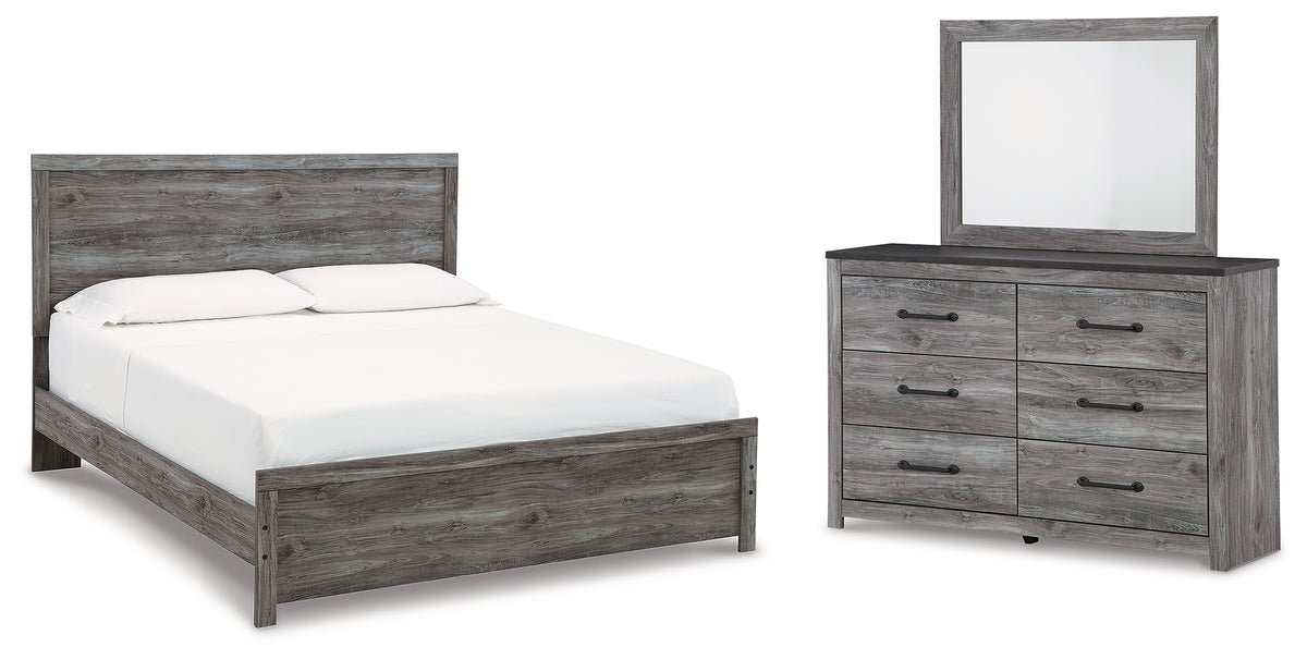 J&M Furniture - Ashley Furniture - Bronyan King Panel Bed, Dresser and Mirror - King Panel Bed, Dresser and Mirror - B1290B7