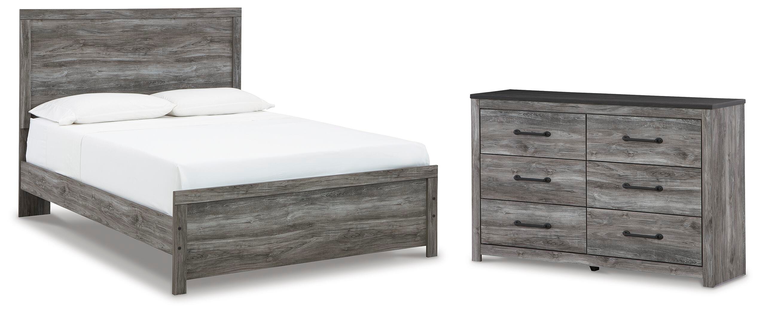 J&M Furniture - Ashley Furniture - Bronyan Queen Panel Bed and Dresser - Queen Panel Bed and Dresser - B1290B11