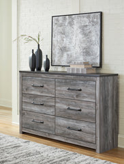 J&M Furniture - Ashley Furniture - Bronyan Dresser - Six Drawer Dresser / Dark Gray - B1290-31