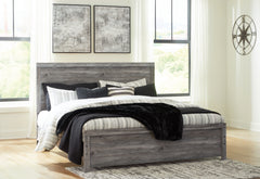 J&M Furniture - Ashley Furniture - Bronyan King Panel Bed - King Panel Bed / Dark Gray - B1290B4